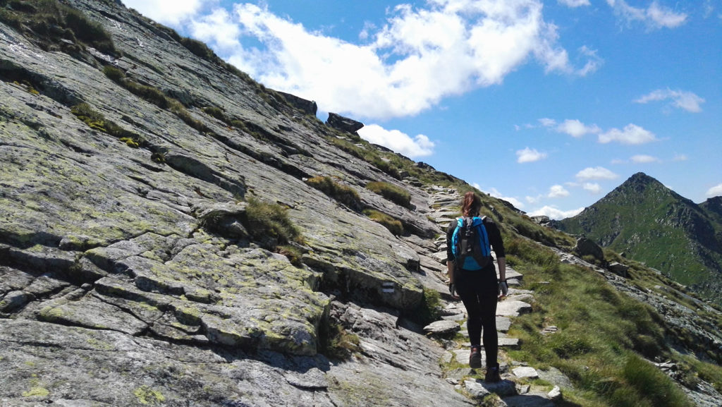 Trawers na szlaku na szczyt Kościelca