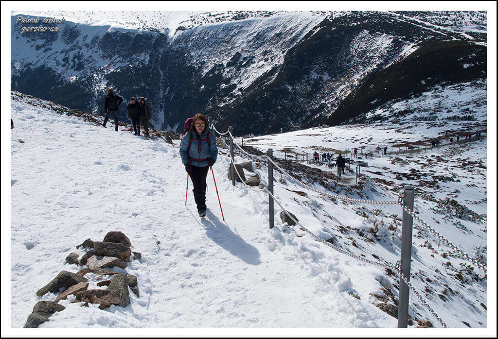 Szlak-na-Sniezke-Czechy-Podejście-na-szczyt-Śnieżki