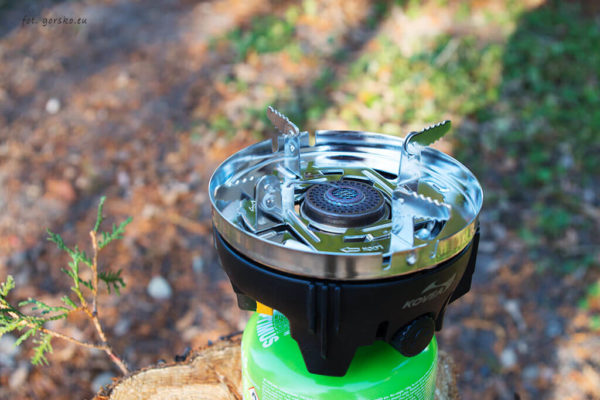 Zestaw do gotowania Kovea Alpine Pot - nakładka do używania palnika z innymi garnkami