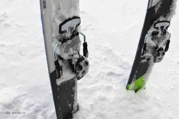 Wiązanie Marker Alpinist - tył ze ski stoperem