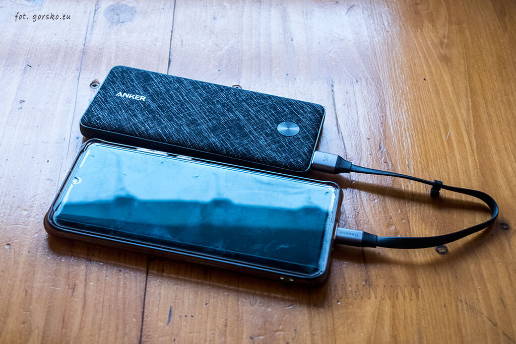Powerbank Anker 10000 - rozmiar