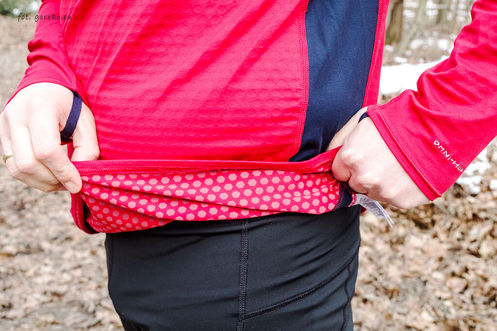 Koszulka termiczna Columbia Bliss Ascent - system Omni-Heat Helix