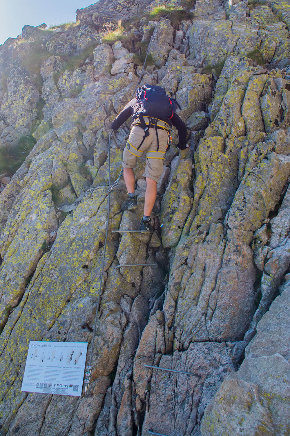 Czerwona Ławka Dolina Staroleśna koniec via ferraty
