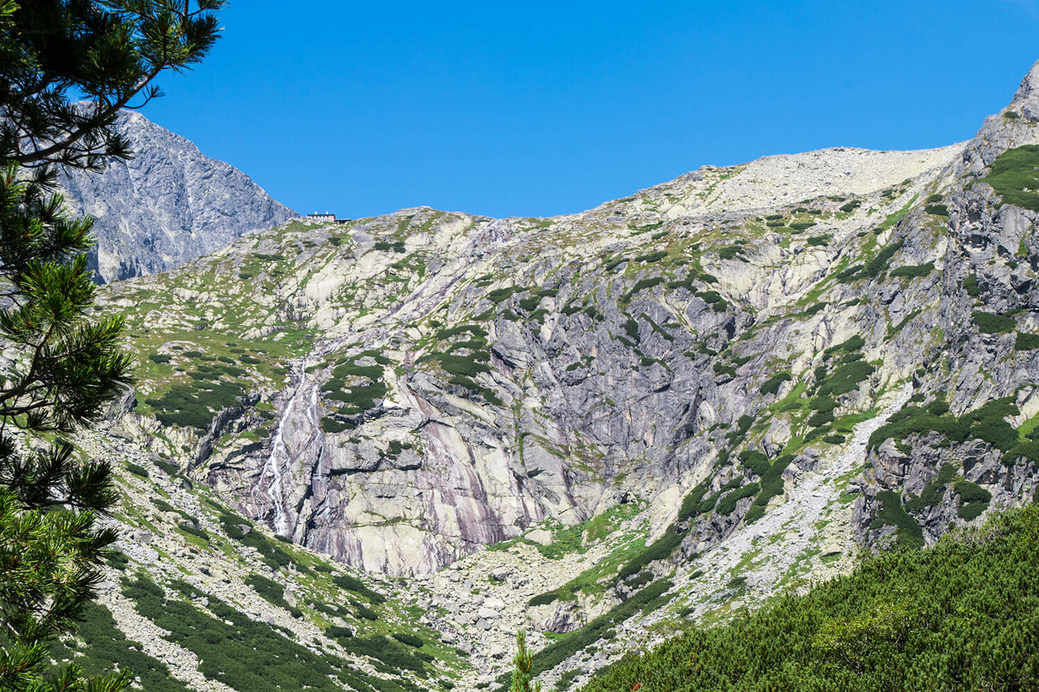 Czerwona Ławka Słowacja wodospad Złota Siklawa