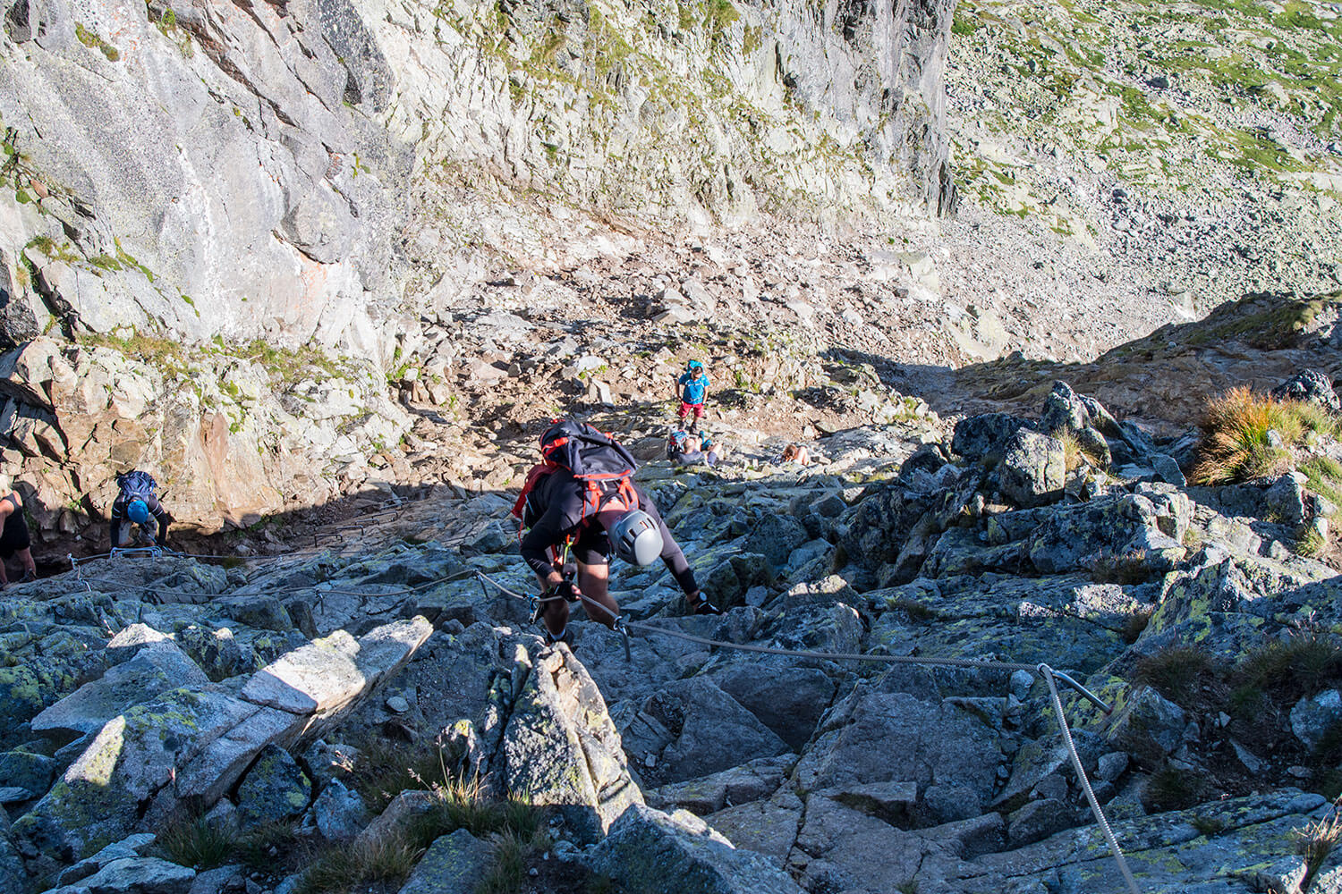 Czerwona Ławka via ferrata Dolina Staroleśna