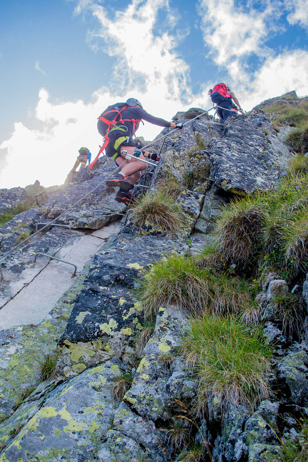 Czerwona Ławka via ferrata klamry 2