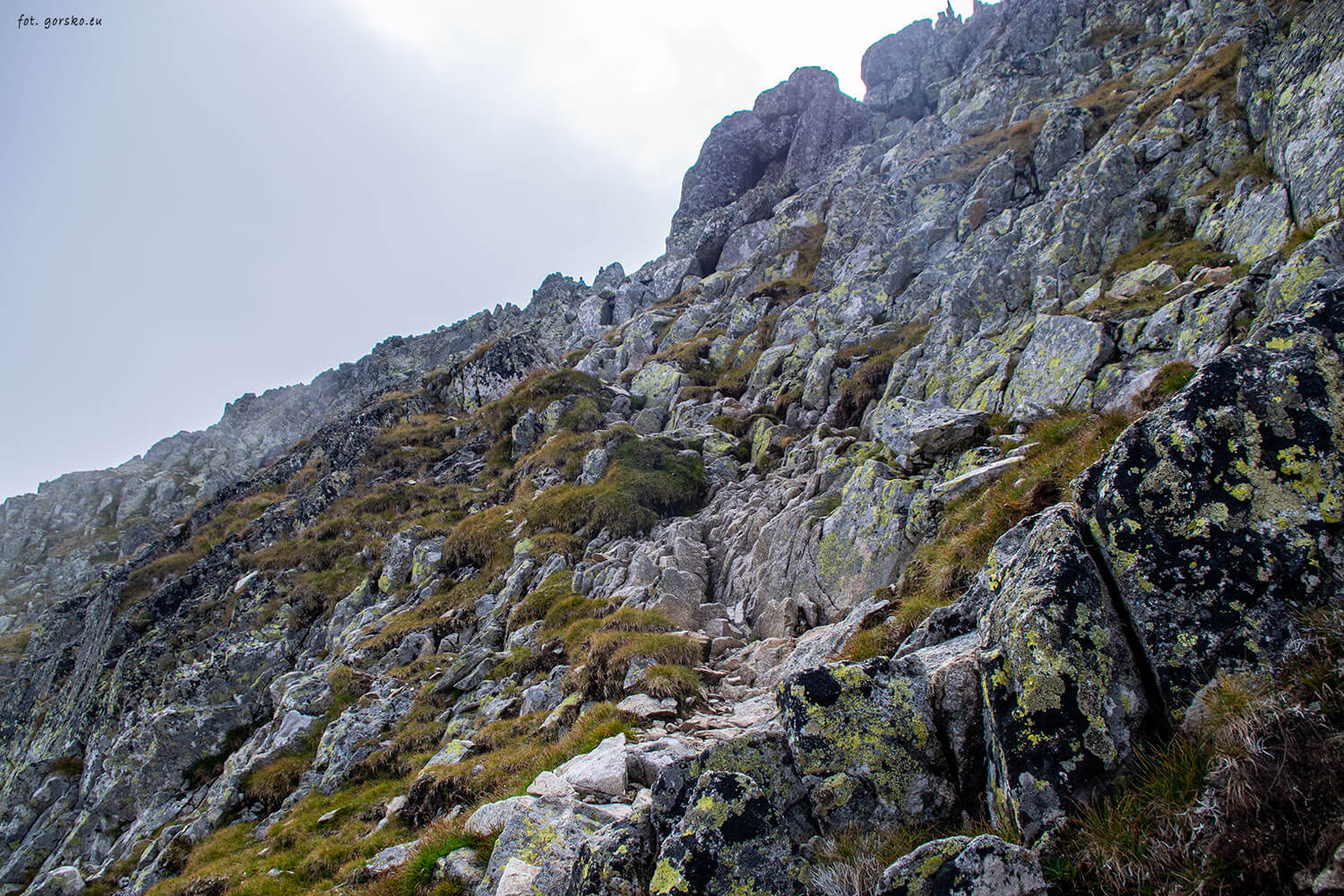 Kieżmarski Szczyt wejście prawie u celu