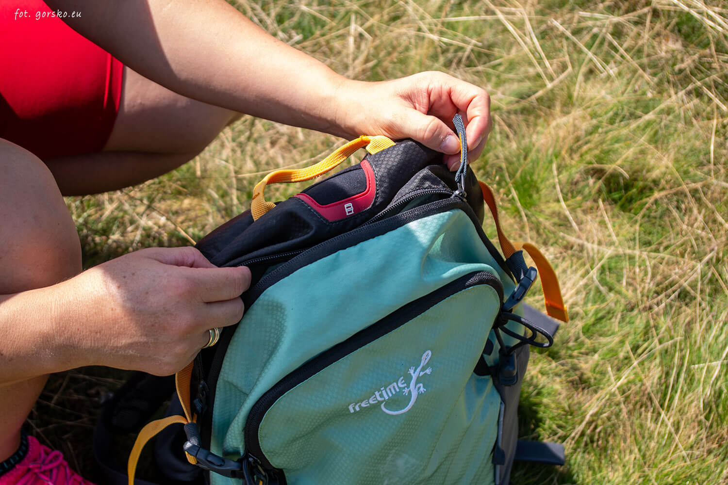 Plecak Freetime Peak - zamek do komory głównej