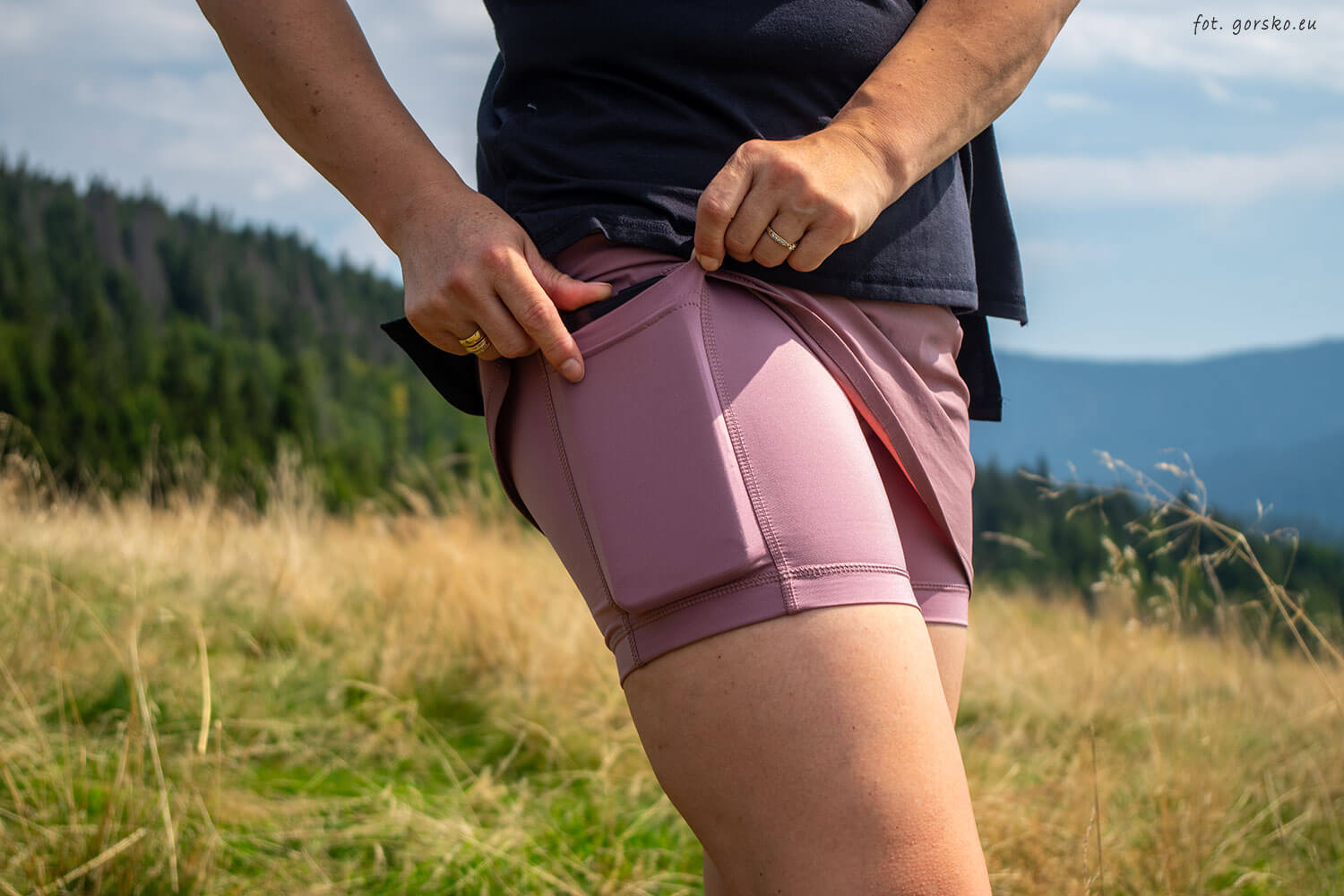 Skort Columbia Women’s Boundless Trek - kieszeń na udzie
