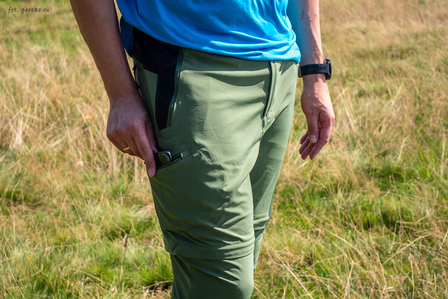 Spodnie Columbia 2w1 Triple Canyon II Convertible - kieszeń na udzie